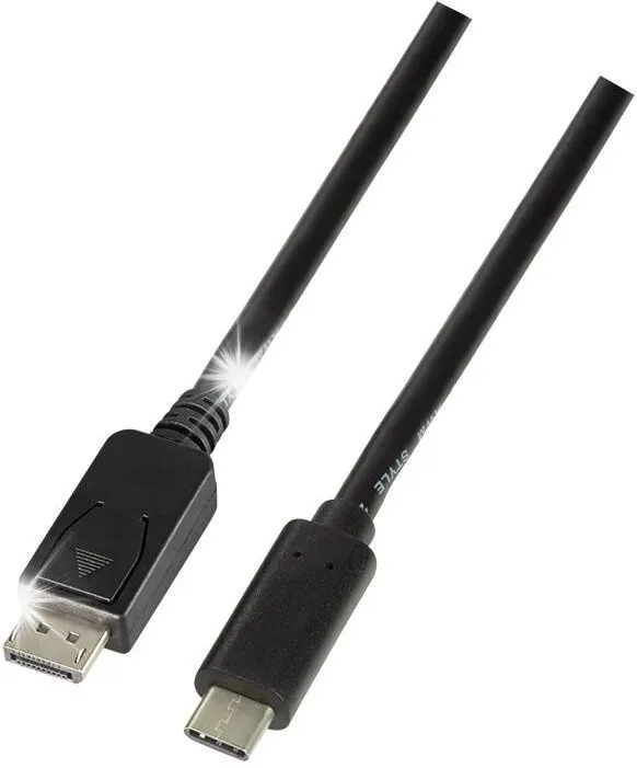 Logilink USB 3.2 Gen 1x1 USB-C™ M to DisplayPort 1.2 Cable, 1.8m