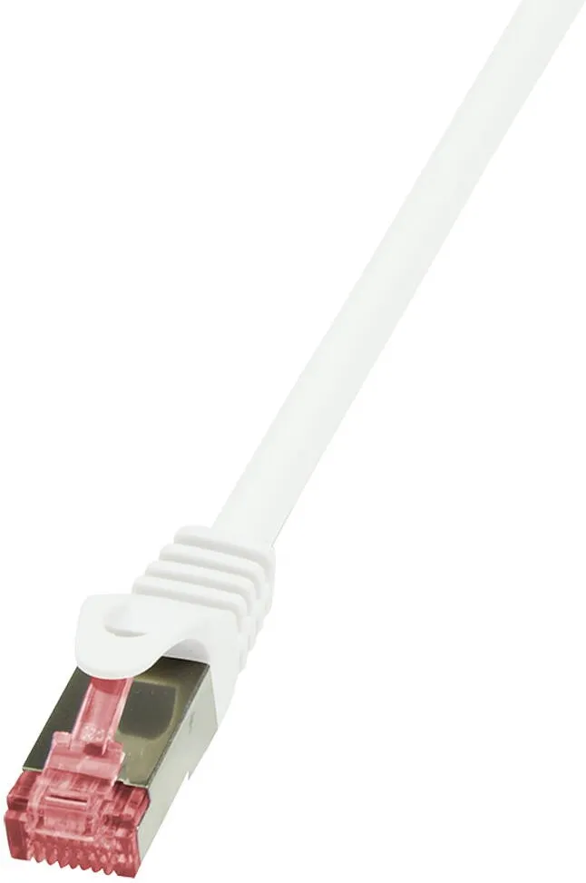 Cablu Logilink Patchcord Cat.6 S/FTP PIMF PrimeLine 1,00m, alb
