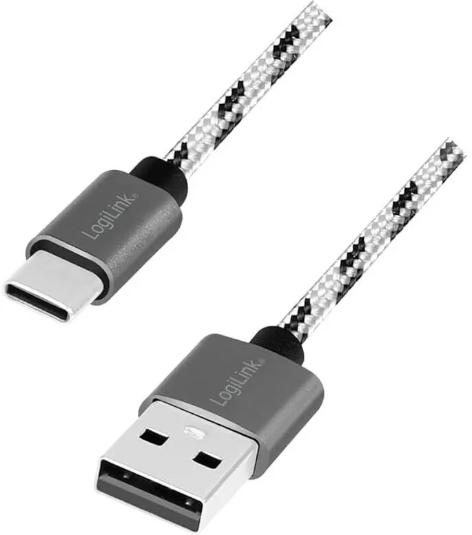 Set 3 cabluri date si alimentare Logilink CU0201 USB-A la USB-C 0.5/1/2 m