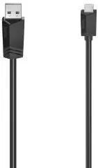 HAMA Micro-USB Cable, USB 2.0, 480 Mbit/s, 0.75 m