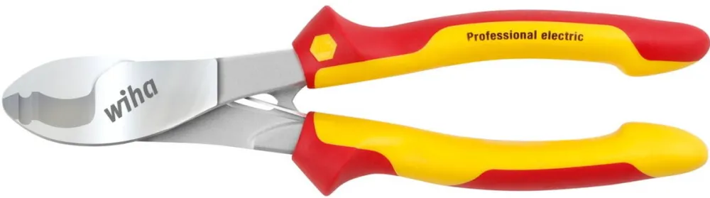 Cleste pentru taiat cabluri Wiha Professional electric 43666 rosu/galben