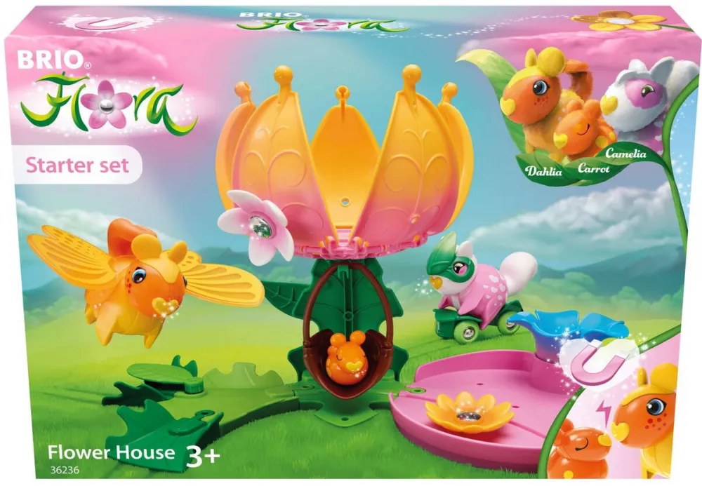 Ravensburger BRIO Flora - Starter Set Flower House, Playing Figure