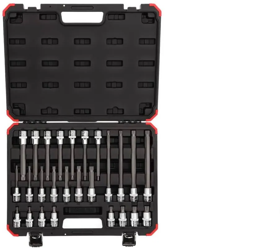Gedore red Screwdriver Bit Sockets 1/2 XZN 26-pieces