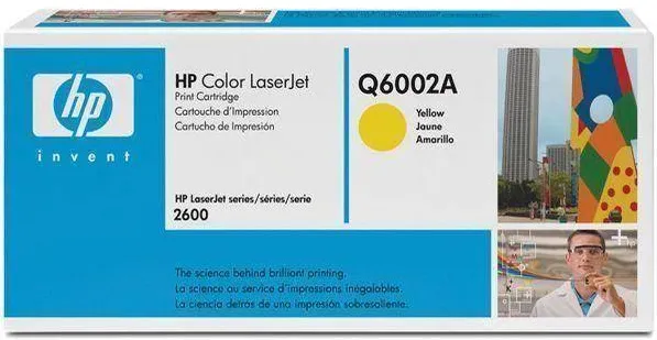 Toner imprimanta HP YELLOW NR.124A Q6002A 2K ORIGINAL LASERJET 2600N