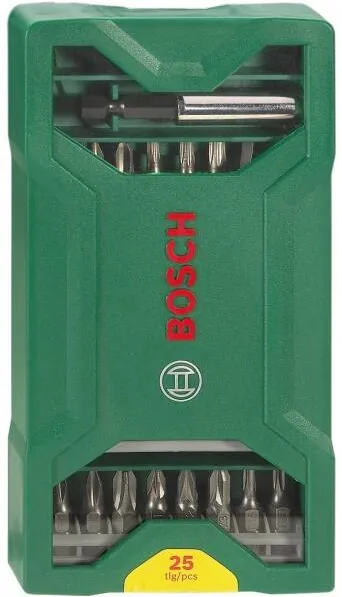 BOSCH 2607019676 - Set capete de insurubare, -, 25 bucati, prelungitor insurubare inclus