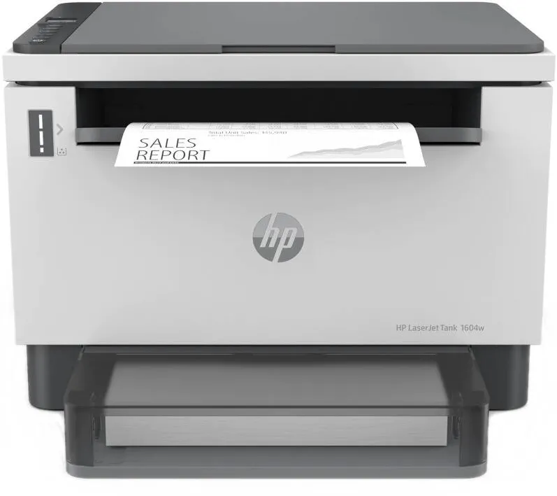 Imprimanta multifunctionala HP LaserJet Tank 1604w, Laser, Monocrom, Format A4, Wi-Fi