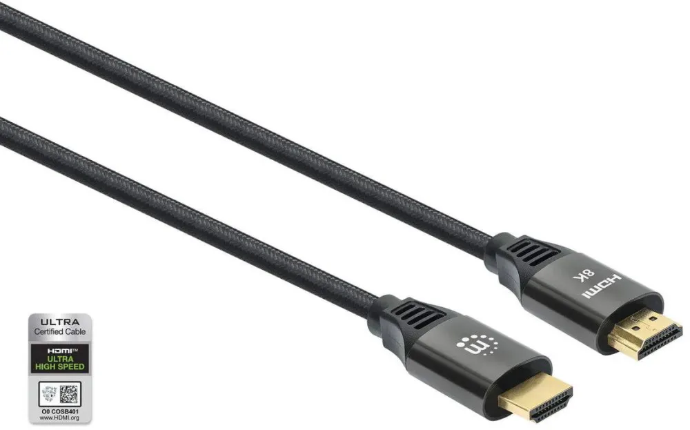 MANHATTAN 8K@60Hz HDMI cu Ethernet-Kanal St./St. 2m