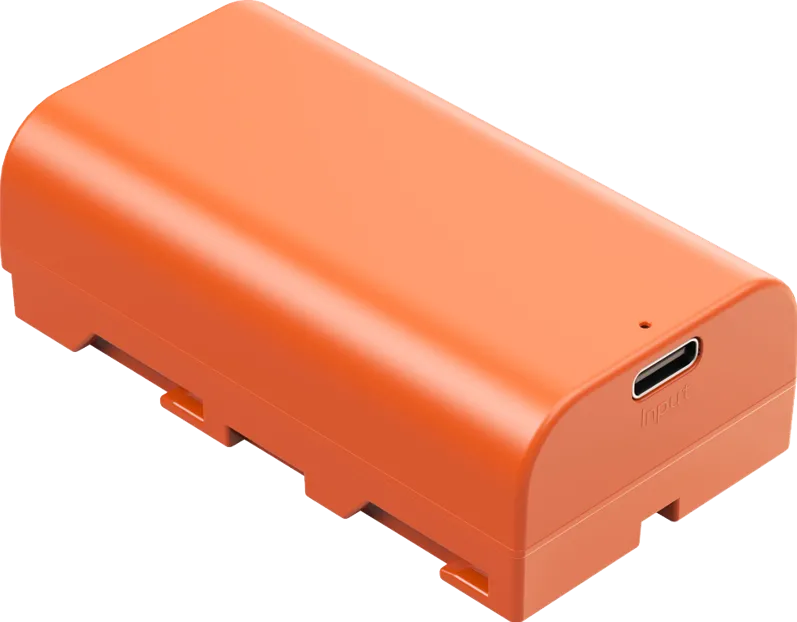 SmallRig 4971 NP-F550 USB-C Rechargeable Camera Baterie Orange