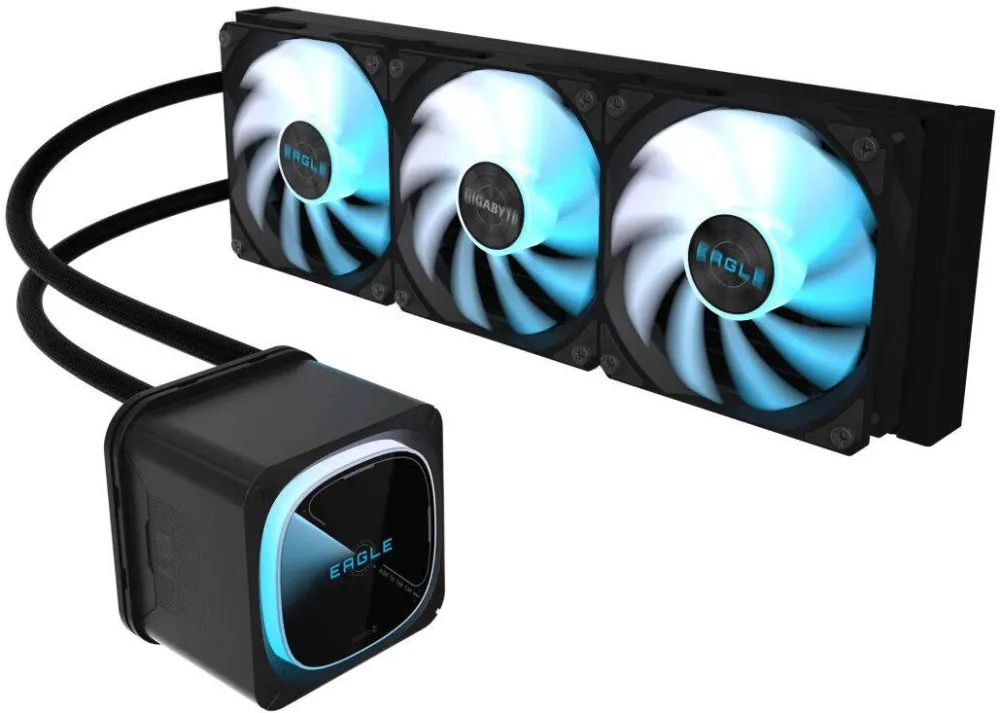 Cooler GIGABYTE EAGLE 360, Racire cu lichid, AIO 360mm, RGB, Intel/ AMD, Negru