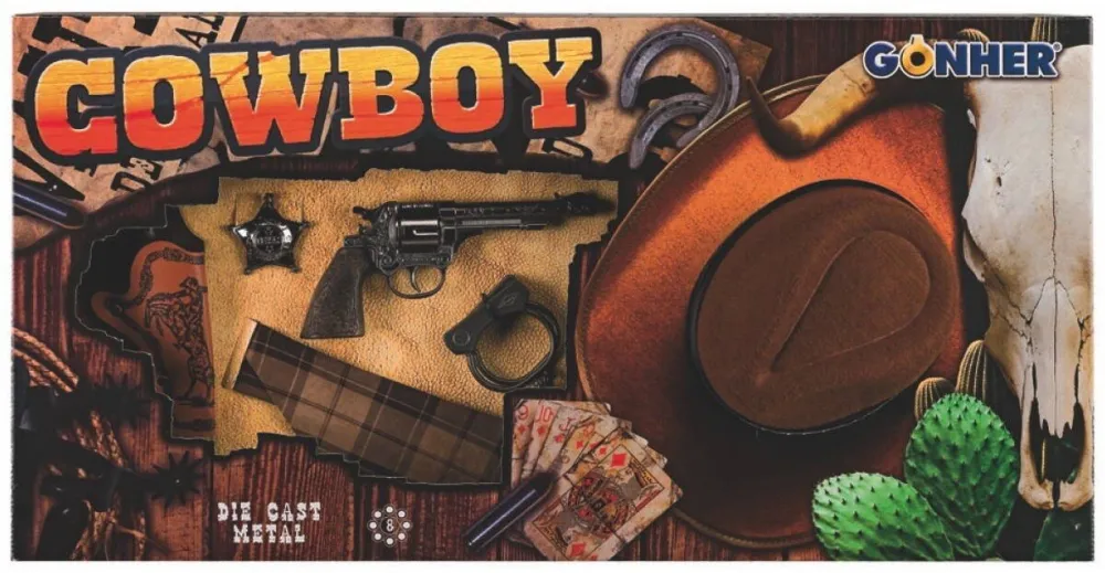 Jucarie Razboi Pulio Gonher Cowboy set with hat