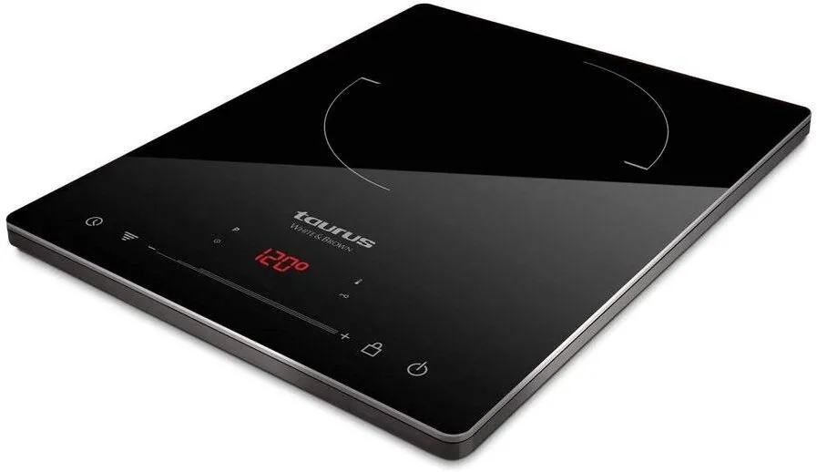 Plita Taurus cu inductie Darkfire 8 trepte de putere 2000W Black
