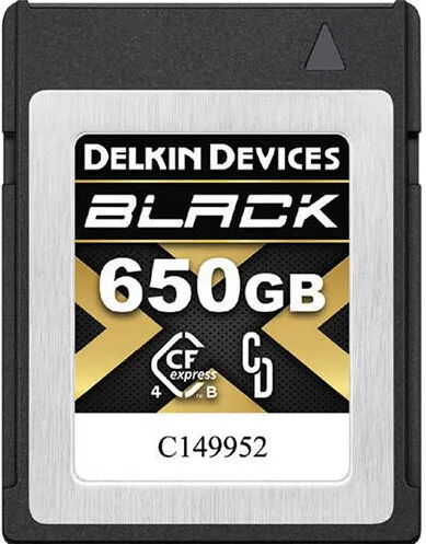 Card de Memorie DELKIN CFexpress BLACK R3530/W3250 (4.0) 650GB