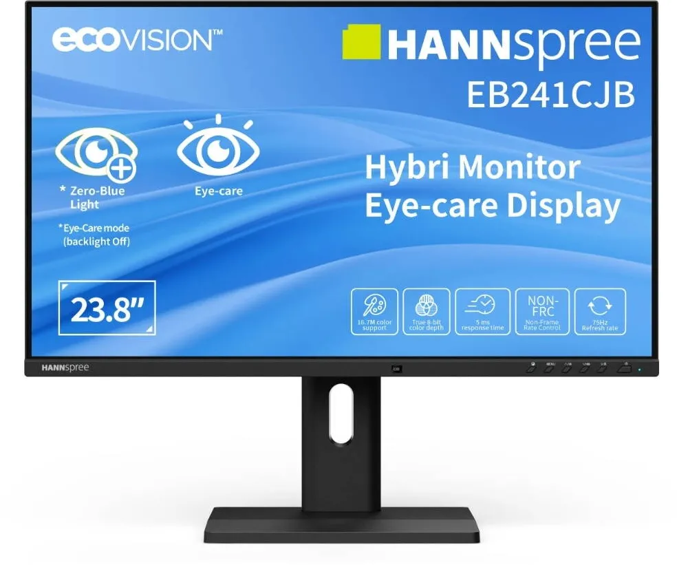 Monitor HANNSPREE 60.4cm (23,8") EB241CJB 16:9 Hybri HDMI+DP+USB