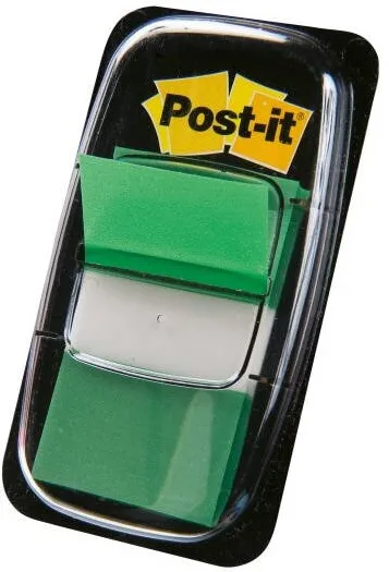 3M PageMarker Post-it, 25x43mm, 50 file, Index, verde