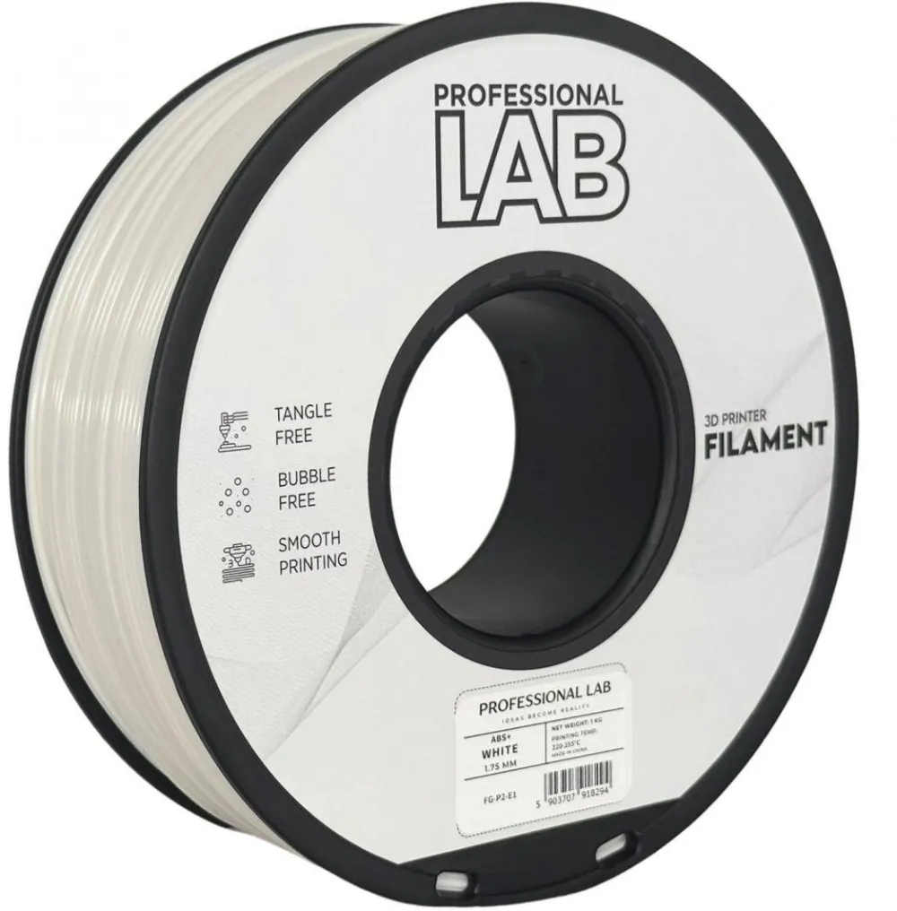 Professional lab Prof. lab 3D filament 1KG ABS+ white