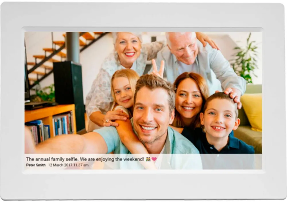 Rama foto DENVER Digitala Frameo PFF-1015 white 25,4cm (10,1 ) 16GB
