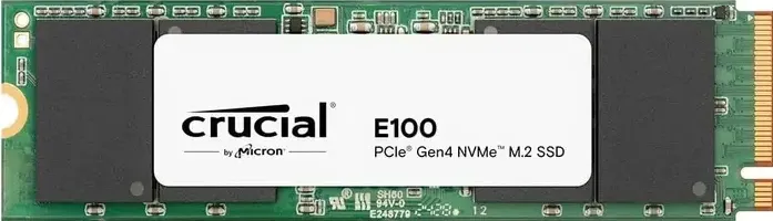 SSD Crucial Crucial SSD E100 - 1 TB - M.2 2280 - PCIe 4.0 x4 NVMe - Tray