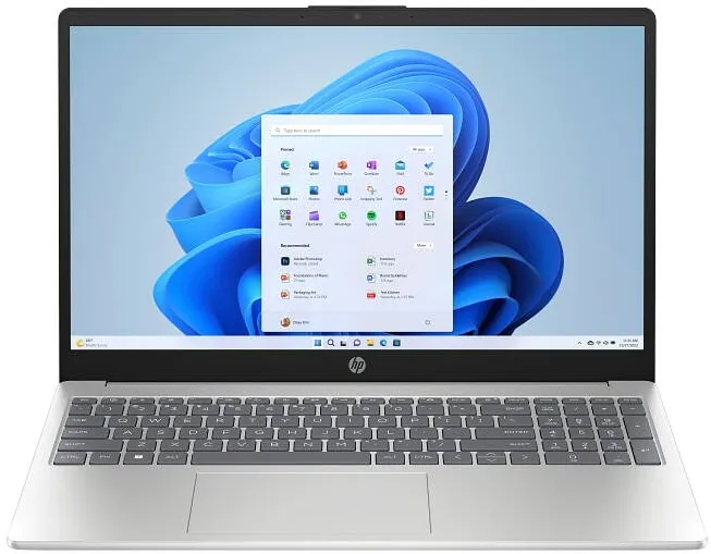 Laptop HP HP 15-fc0041ny Ryzen 5 5625U 15.6inch FHD 16GB 256GB Vega 7 Windows 11 Home Natural Silver