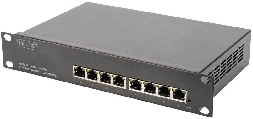Switch Assmann 8-Port  Gigabit  Managed   Negru