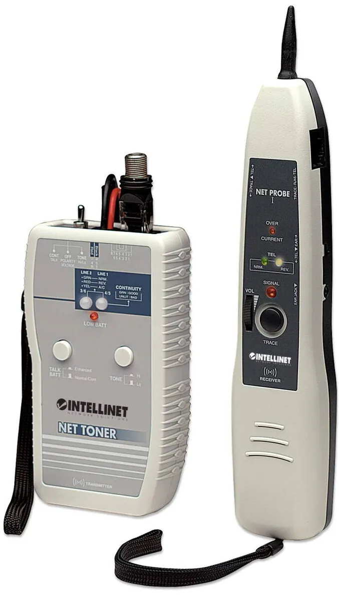 Intellinet Tongenerator + Netzwerk LAN Tester beige