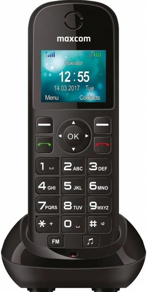 Telefon Mobil Maxcom Telefon cu fir MM35D SE, functie de difuzor, alarma, culori variate