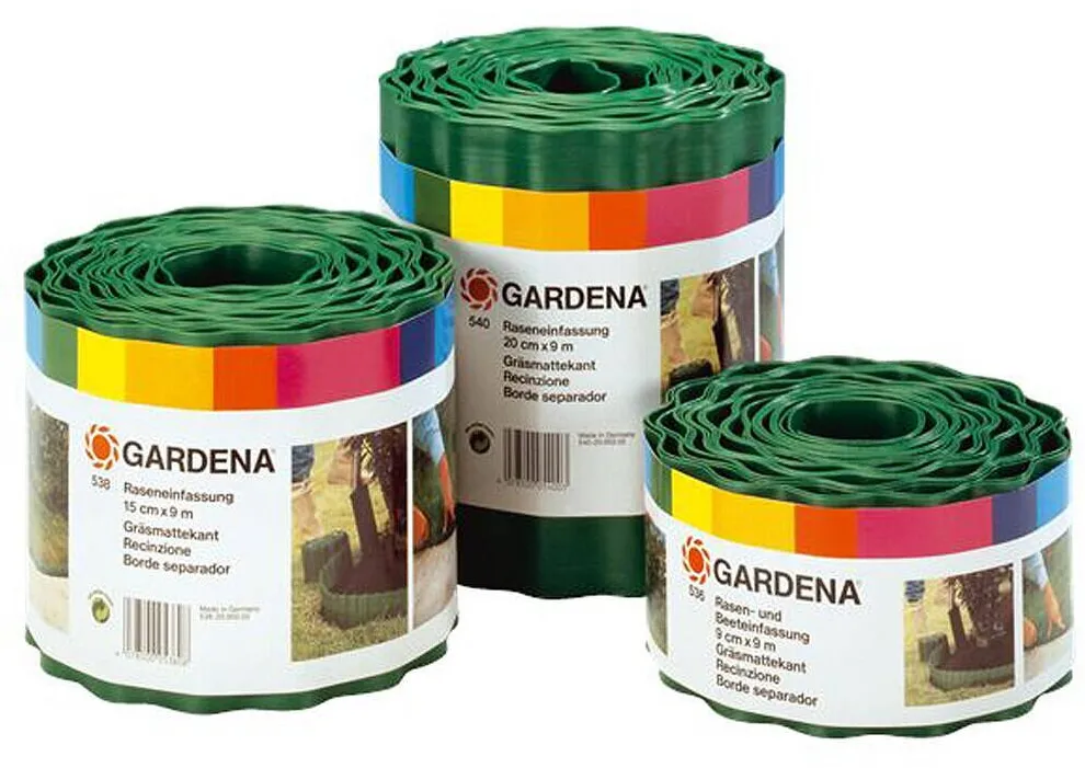 Gardena Separator pentru gazon Gardena, 9 cm, 9 m, Verde