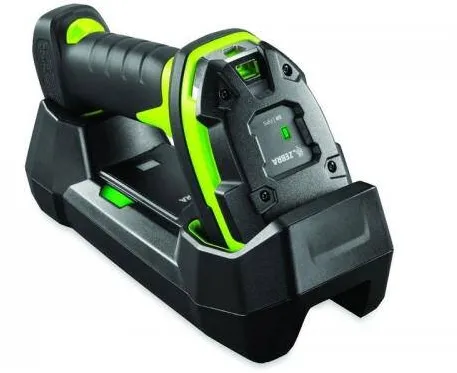 Scanner cod de bare ZEBRA DS3678-SR, 2D, Bluetooth, Cradle, Black-Green
