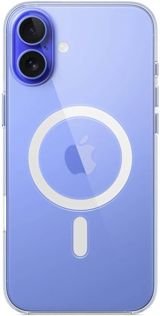 Husa protectie Apple Clear Case cu MagSafe pentru iPhone 16 Plus transparent