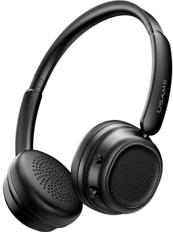 Casti Over-Head USAMS Bluetooth headphones 5.3 SR01 ANC black