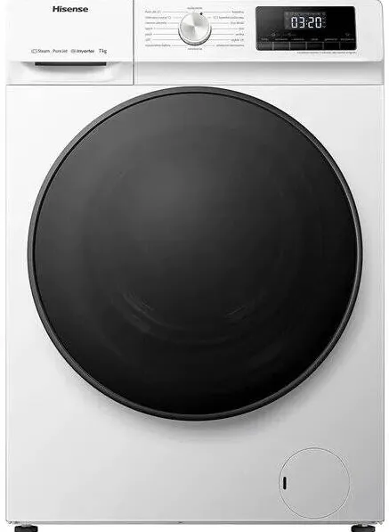 Hisense Masina de Spalat Rufe Frontala HISENSE WFQA7014EVJM, 7 kg, 1400rpm, Clasa A, Alb