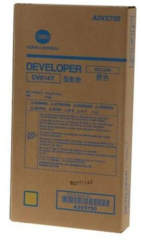 Drum Konica-Minolta Unitate developare pentru imprimanta, Konica Minolta, DV-614Y, Compatibil cu Bihzub Pro Press, Galben