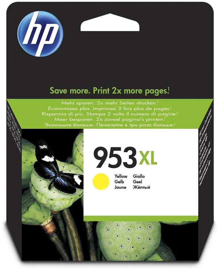 Cartus Imprimanta HP Cartus cerneala HP 953XL, F6U18AE, Yellow, eligibil Instant Ink