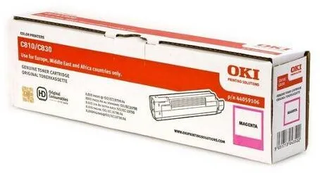 Toner imprimanta OKI MAGENTA 44059106 8K ORIGINAL OKI C810