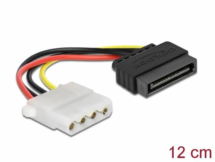 DELOCK 60115, power cable - 12 cm