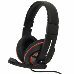 Casti Over-Head Esperanza cu microfon EH118 Black, Red