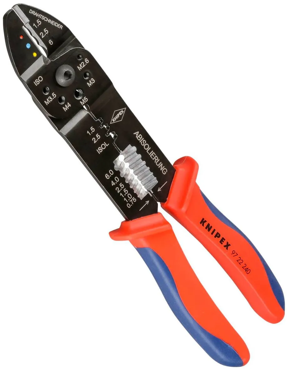 KNIPEX clesti de sertizare black 240 mm