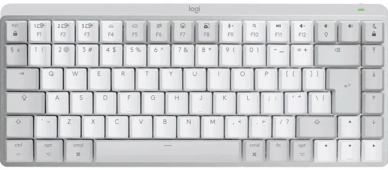 Tastatura LOGITECH MX Mechanical Mini for Mac, Bluetooth Illuminated Performance, US INT, Pale Grey