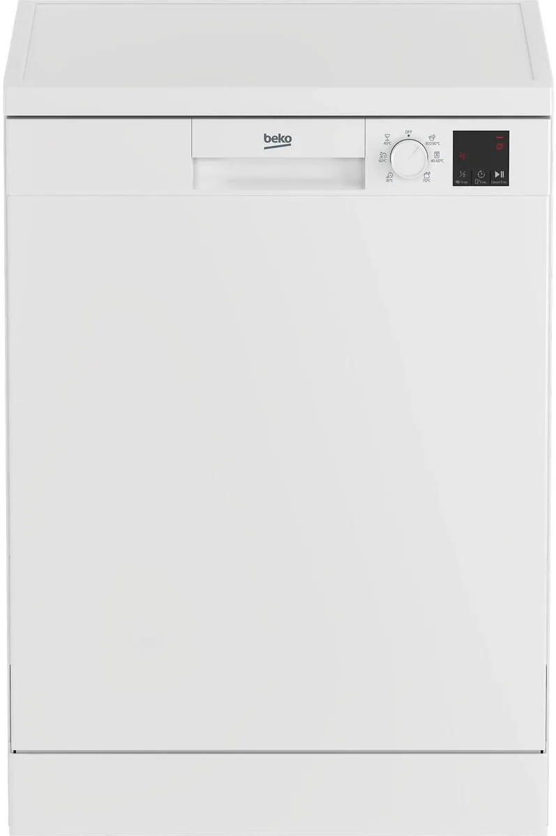 BEKO Masina de spalat vase DVN06430W, 14 seturi, 6 programe, Clasa D, Automatic Door Opening, AutoGlassShield, 60 cm, Alb