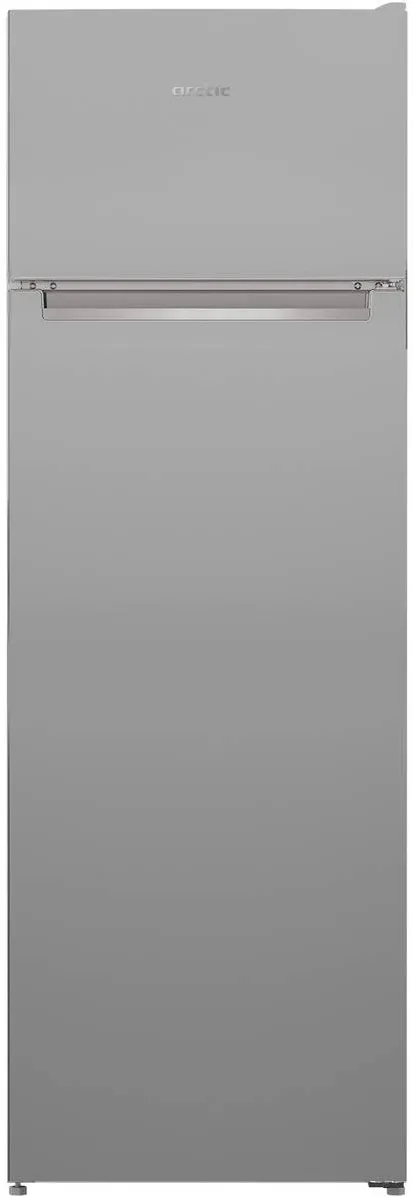 ARCTIC Frigider cu doua usi AD54280M40S, 250 l, Clasa E, Garden Fresh, Iluminare LED, H 160.6 cm, Argintiu