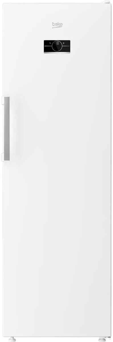 BEKO Congelator B5RFNE314W, 286 l, 8 sertare, Clasa E, No Frost, Compresor ProSmart Inverter, Compartiment MaxStore, Usi reversibile, Rafturi usa, H 186,5 cm, Alb