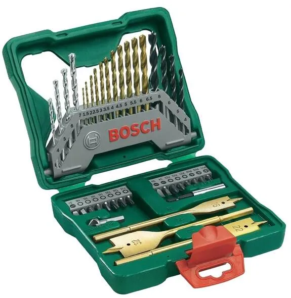 BOSCH 2607019600 - Set accesorii insurubare si burghie mixte, 40 bucati