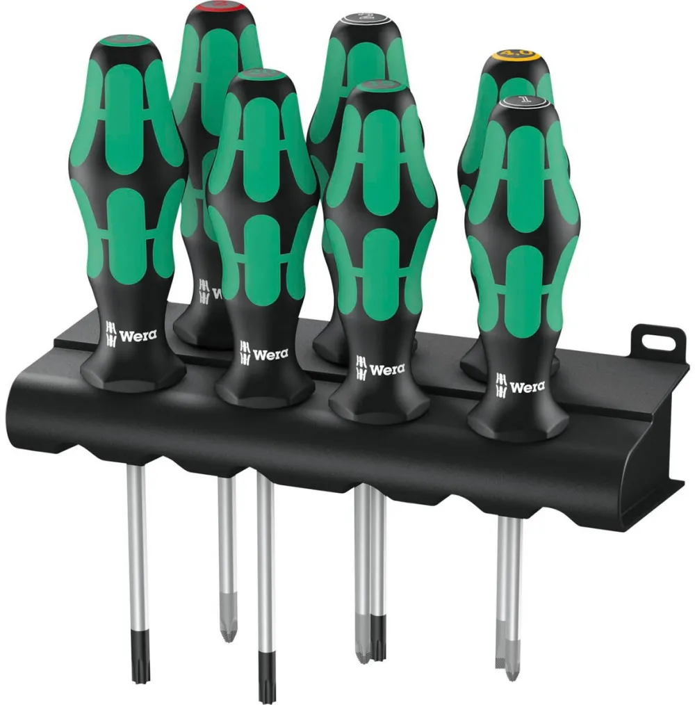 WERA 367/6 TORX BO Kraftform Set Surubelnite + Rack
