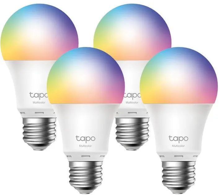 TP-Link Smart Wi-Fi Light Bulb, Multicolor, 4-Pk