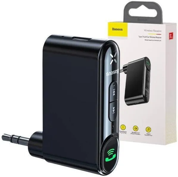 Adaptor receptor wireless Baseus WXQY010001 jack Bluetooth 5.0 negru