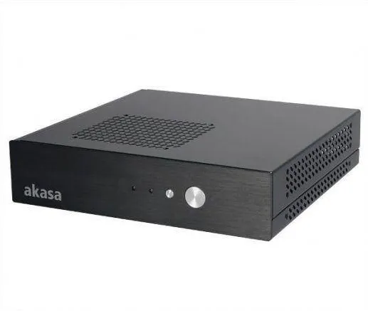 Carcasa PC Akasa Cypher, Super Compact THIN, VESA montabil, 120W