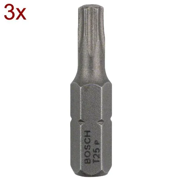 BOSCH 2607001615 - Set capete de insurubare, profil TX25, 3 bucati