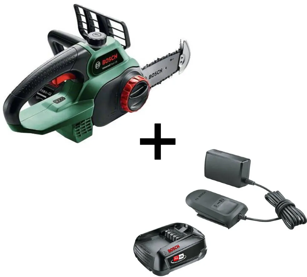 Pachet fierastrau cu lant Bosch UniversalChain 18V 06008B8001 + Starter Set Alliance 18 V