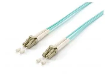 Cablu Fibra Optica EQUIP LWL Patchcable LC->LC 20.00m Multimode Duplex OM3 turq Polietilena