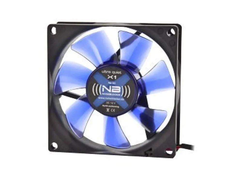 Ventilator NoiseBlocker BlackSilent X1 - 80mm