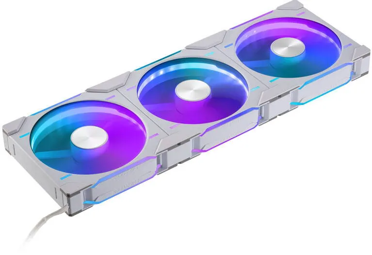 Phanteks D30 PWM Reverse Airflow, D-RGB , 3 Pack - 140mm, Alb